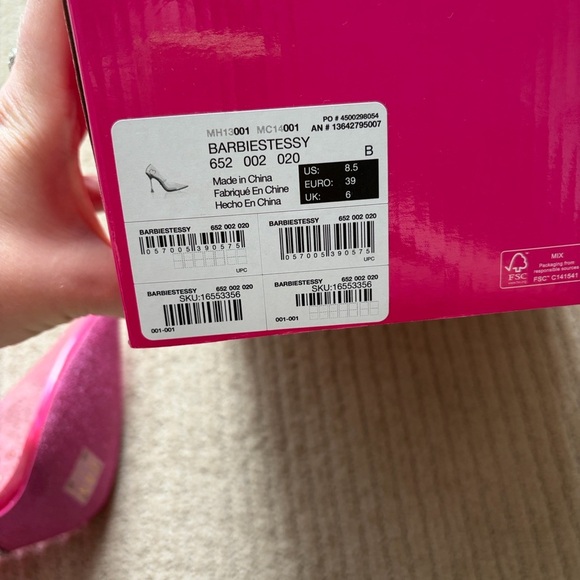 Also x Barbie High-Heel Shoes, 8.5, Barbie Pink - Picture 6 of 11